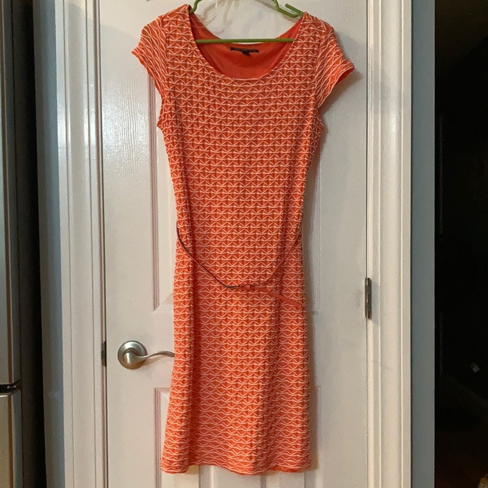 Super stretchy orange/peach dress